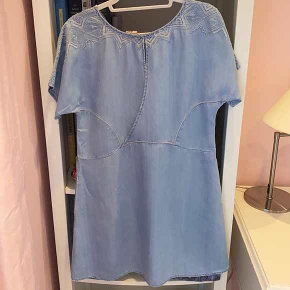 Chambray Denim Dress from Anthropologie - Picture 5 of 6